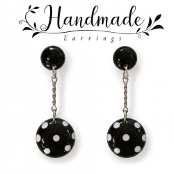 Boucles d'oreilles clous pendantes, Séville - Bibop et Lula