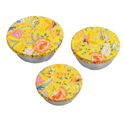 Trio de charlottes alimentaires Pondichery Jaune - Bibop et Lula