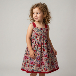 Robe enfant nouée dos Champra - Bibop et Lula
