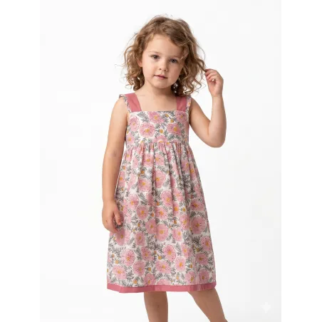 Robe enfant nouée dos Bindi