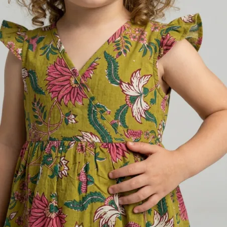 Robe enfant portefeuille Lakshmi