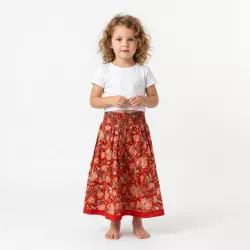 Jupe évolutive coton Sari - Bibop et Lula