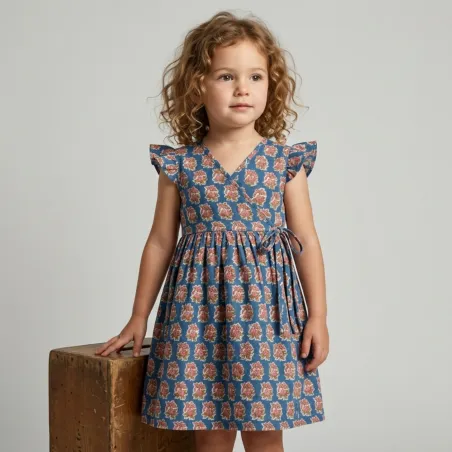 Robe enfant portefeuille Meena