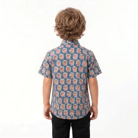 Chemise enfant manches courtes Meena