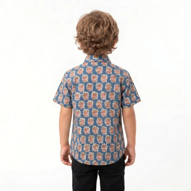 Chemise enfant manches courtes Meena