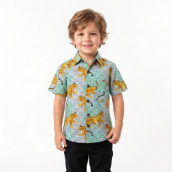 Chemise enfant manches courtes Kesari - Bibop et Lula