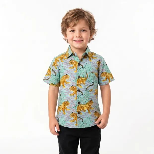 Chemise enfant manches courtes Kesari