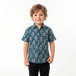 Chemise enfant manches courtes Ishan - Bibop et Lula