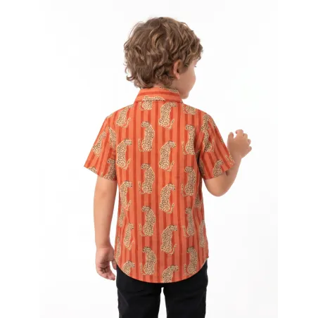 Chemise enfant manches courtes Agni
