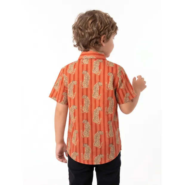 Chemise enfant manches courtes Agni