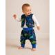 Gilet réversible bébé Dinos-bleu - Bibop et Lula