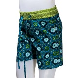 Short de bain coton garçon 2-8 ans bleu et noir - Bibop et Lula