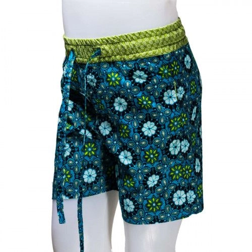 Short de bain coton garçon 2-8 ans bleu et noir - Bibop et Lula