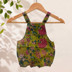 Barboteuse bébé en coton imprimé Lakshmi - Bibop et Lula