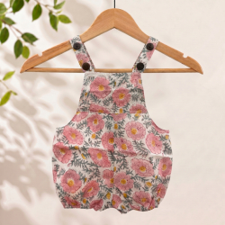 Barboteuse bébé en coton imprimé Bindi - Bibop et Lula