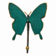 Patère, porte-manteau mural, bronze, Butterfly - Bibop et Lula