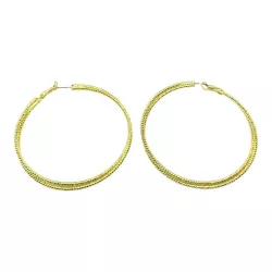 Boucles d'oreilles clous " Anneau ciselé " - Bibop et Lula