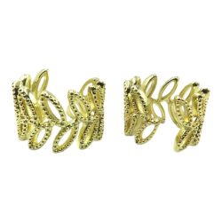 Bague d'oreille sans perçage "Feuillage" - Bibop et Lula