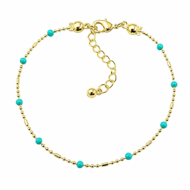 Bracelet Perles turquoises