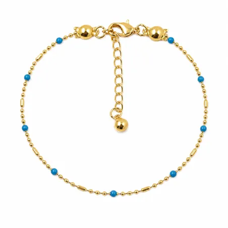 Bracelet Perles bleues