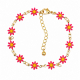 Bracelet Fleurs roses - Bibop et Lula
