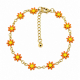 Bracelet Fleurs oranges - Bibop et Lula
