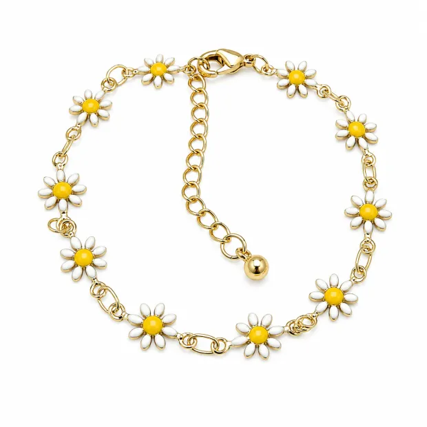 Bracelet Fleurs blanches
