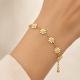 Bracelet Fleurs blanches - Bibop et Lula