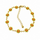 Bracelet Fleurs jaunes - Bibop et Lula