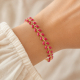 Bracelet Feuillage rose - Bibop et Lula