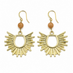 Boucles d'oreilles pendante " Solaris" - Bibop et Lula