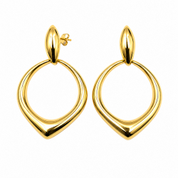 Boucles d'oreilles clous " Créole goutte " - Bibop et Lula