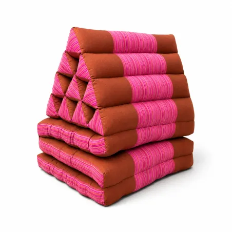 Matelas thaï artisanal rose
