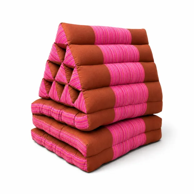 Matelas thaï artisanal rose