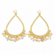 Boucles d'oreilles pendante "Rosa " - Bibop et Lula