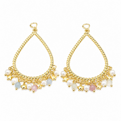 Boucles d'oreilles pendante "Rosa " - Bibop et Lula
