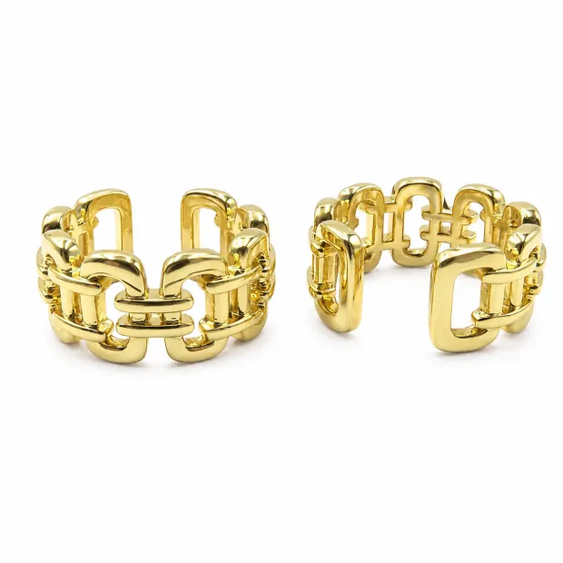 Bague d'oreille sans perçage "Maillon"