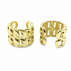 Bague d'oreille sans perçage "Maillage" - Bibop et Lula