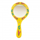Miroir à main artisanal jaune - Bibop et Lula