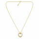Collier doré "Coeur suspendu" - Bibop et Lula
