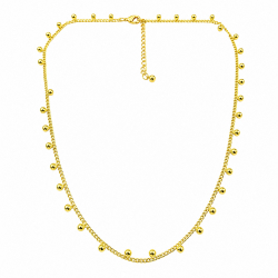 Collier doré "Bubble" - Bibop et Lula