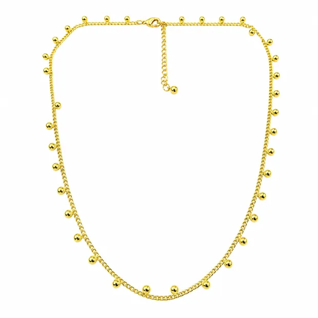 Collier doré "Bubble"