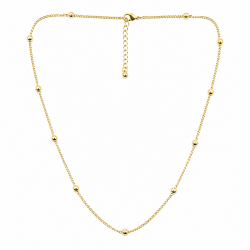 Collier doré "Bille doré" - Bibop et Lula