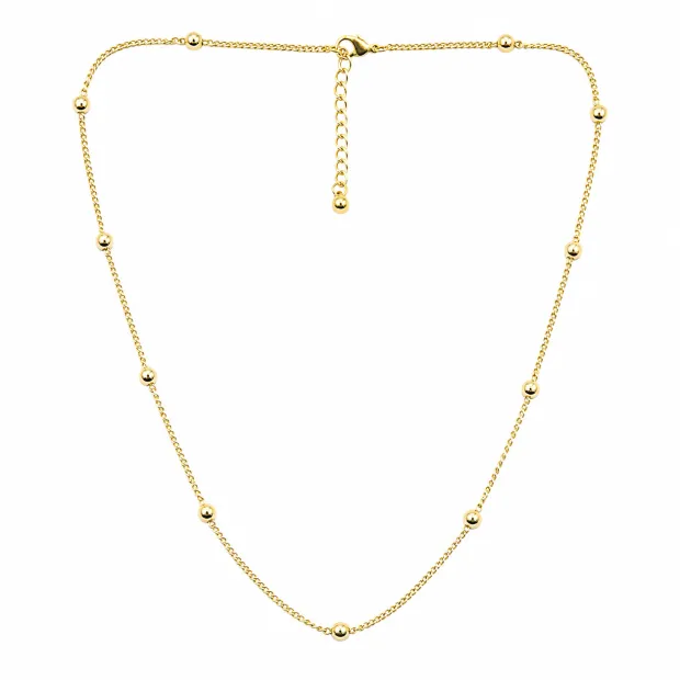 Collier doré "Bille doré"