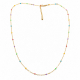 Collier doré "Bille Multicolore mini" - Bibop et Lula