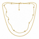 Collier doré "Duo" - Bibop et Lula