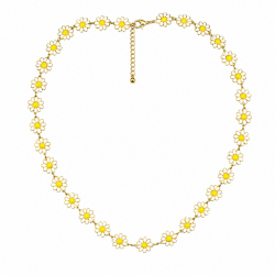 Collier doré "Marguerite" - Bibop et Lula