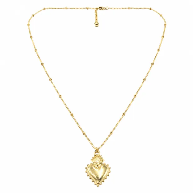 Collier doré "Ex Voto"