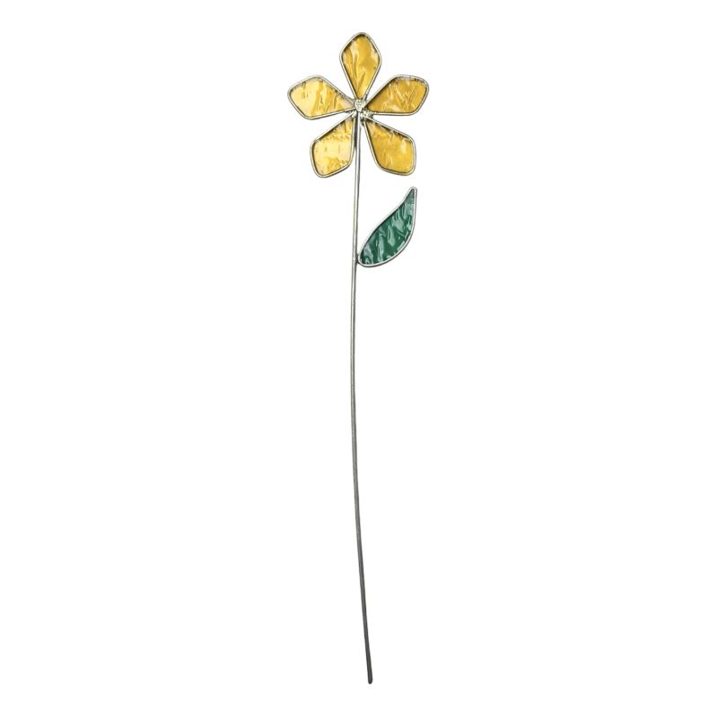 copy of  Fleur décorative en vitrail Pâquerette Jaune