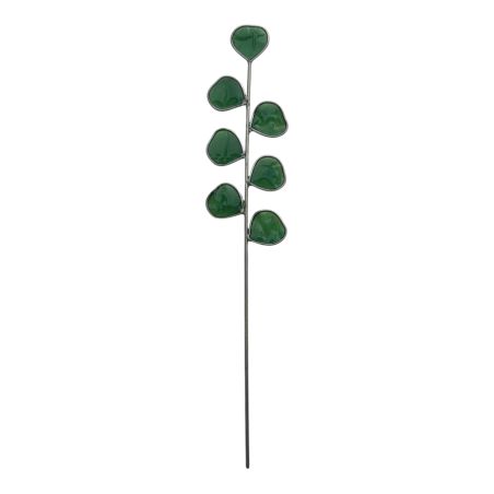 Feuillage Rond vert décoratif en vitrail à planter